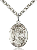 Saint Raphael Sterling Silver Medal