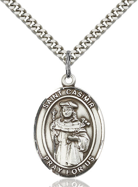 St. Casimir Sterling Silver Medal