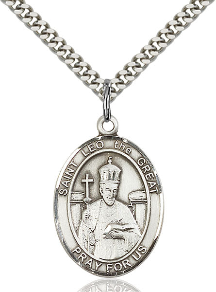 St. Leo the Great Sterling Silver Medal