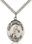 St. Christopher Bowling Sterling Silver Medal
