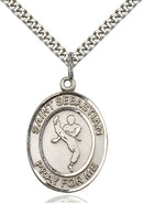 St. Sebastian Karate Sterling Silver Medal