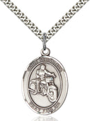 St. Sebastian Motorcycle Sterling Silver Medal