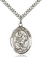 St. Martin of Tours Sterling Silver Medal