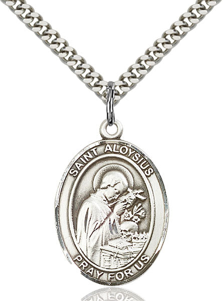 St. Aloysius Sterling Silver Medal