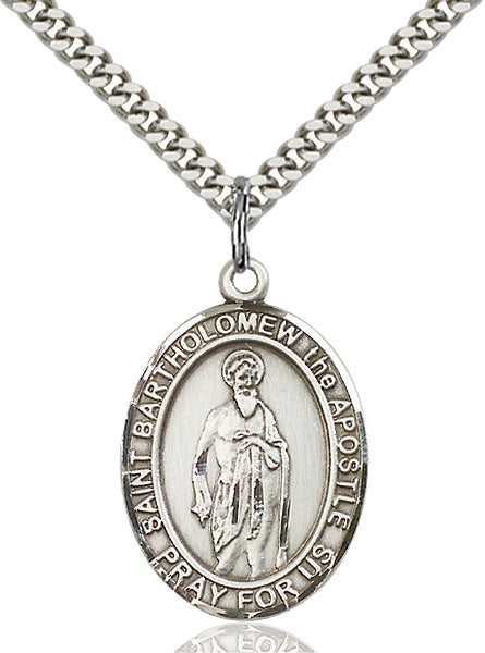 St. Bartholomew the Apostle Sterling Silver Medal