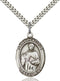 St. Placious Sterling Silver Medal