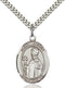 St. Austin Sterling Silver Medal