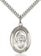 St. Sharbel Sterling Silver Medal