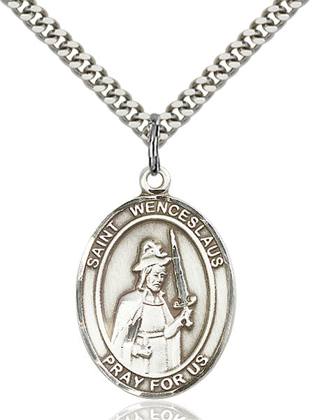 St. Wenceslaus Sterling Silver Medal