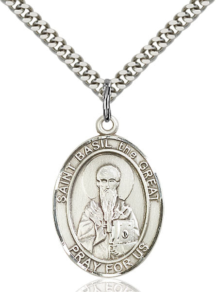 St. Basil the Great Sterling Silver Medal