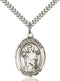 St. Aedan Sterling Silver Medal