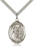 St. Fiacre Sterling Silver Medal