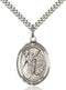 St. Fiacre Sterling Silver Medal