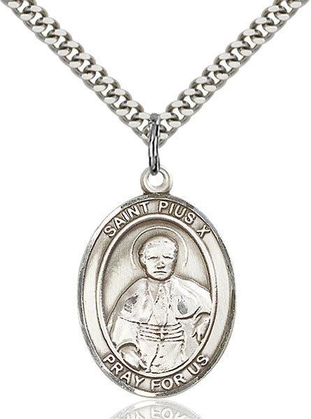 St. Pius X Sterling Silver Medal