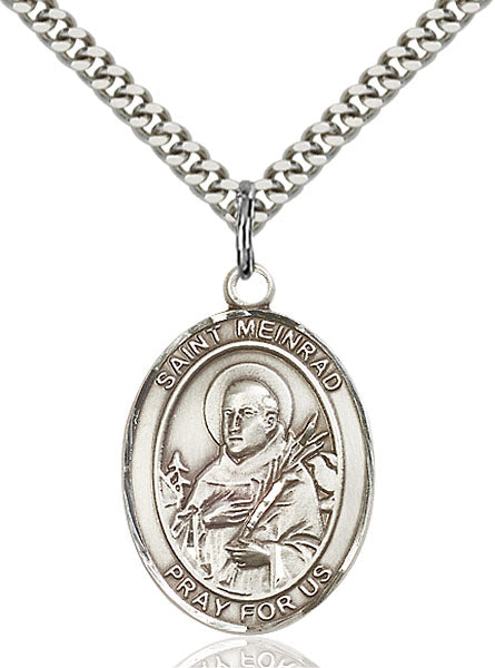 St. Meinrad Sterling Silver Medal