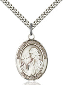 St. Finnian of Clonard Sterling Silver Medal
