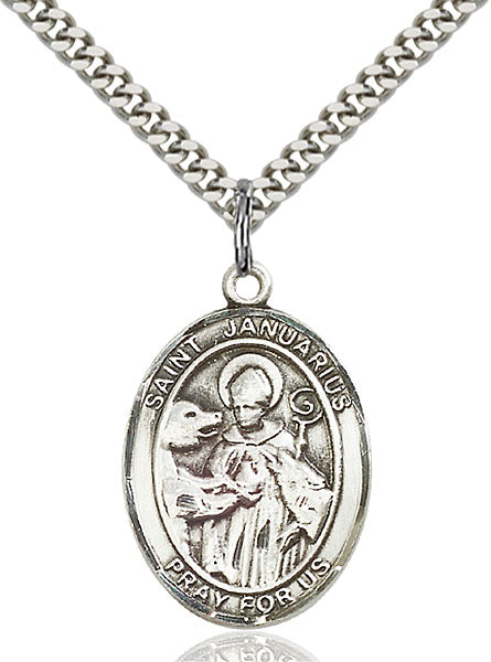 St. Januarius Sterling Silver Medal