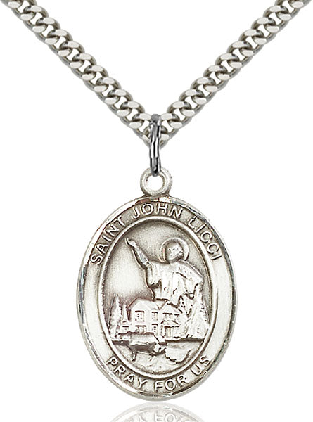 St. John Licci Sterling Silver Medal