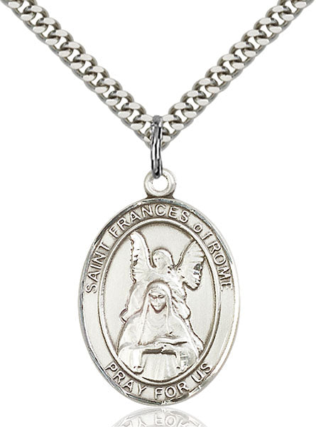 St. Frances of Rome Sterling Silver Medal