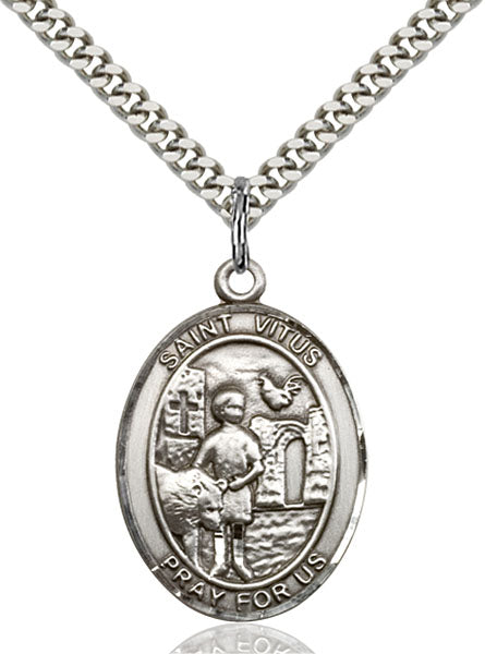 St. Vitus Sterling Silver Medal