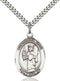 Archangel Uriel Sterling Silver Medal