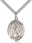 St. Drogo Sterling Silver Medal