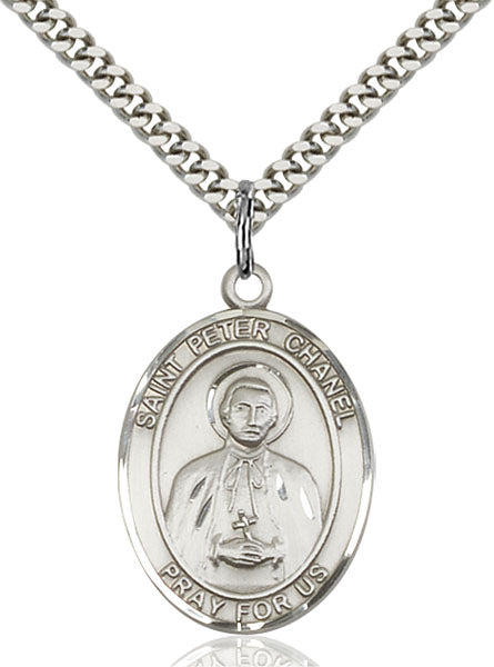 St. Peter Chanel Sterling Silver Medal