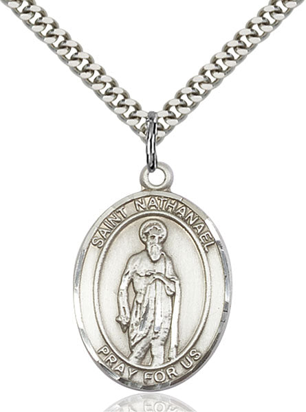 St. Nathanael Sterling Silver Medal