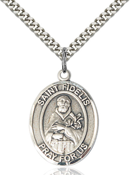 St. Fidelis Sterling Silver Medal