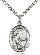 St. Christopher Soccer Sterling Silver Medal