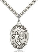 St. Sebastian Basketball Sterling Silver Medal