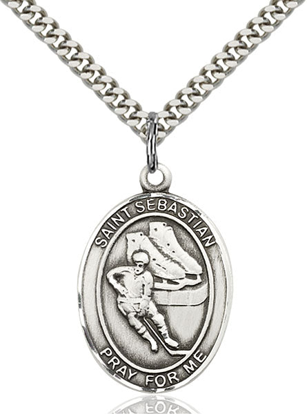 St. Sebastian Hockey Sterling Silver Medal