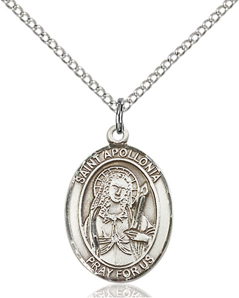 St. Apollonia Sterling Silver Medal