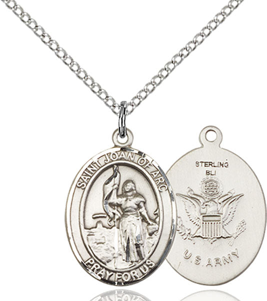 St. Joan of Arc U.S. Army Sterling Silver Medal