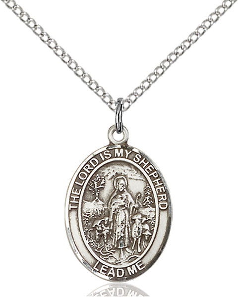 The Lord is my Shepherd Sterling Silver Medal