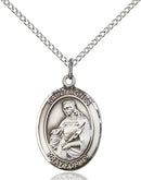 St. Agnes Sterling Silver Medal