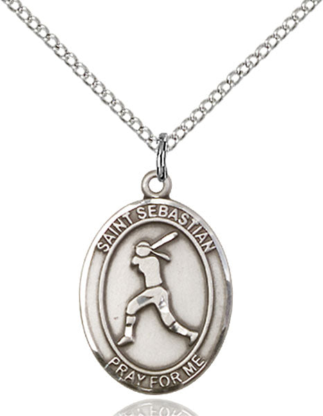 St. Sebastian Softball Sterling Silver Medal