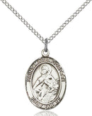 St. Maria Goretti Sterling Silver Medal