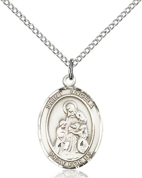 St. Angela Sterling Silver Medal