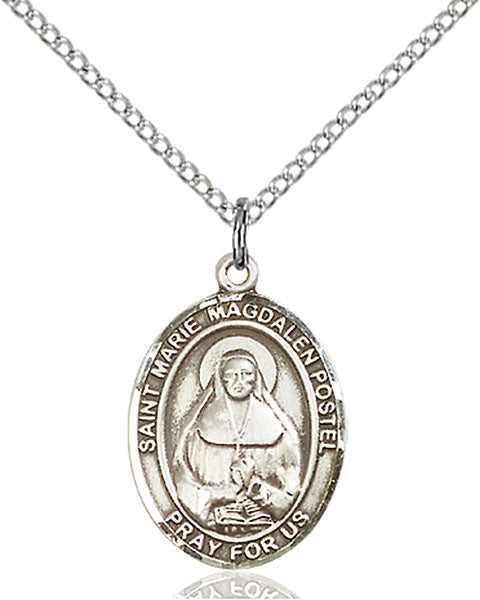 St. Marie Magdalen Postel Sterling Silver Medal