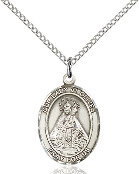 Our Lady of Olives Sterling Silver Medal