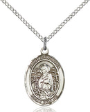 St. Christina Sterling Silver Medal