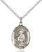 St. Christina Sterling Silver Medal