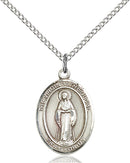 The Virgin of the Globe Sterling Silver Medal