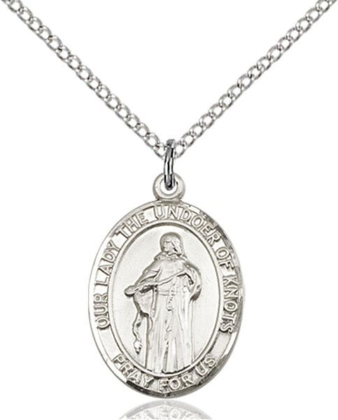Our Lady the Undoer of Knots Sterling Silver Medal