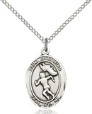 St. Sebastian Track/Cross Country Sterling Silver Medal