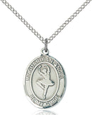 Guardian Angel Ballerina Sterling Silver Medal