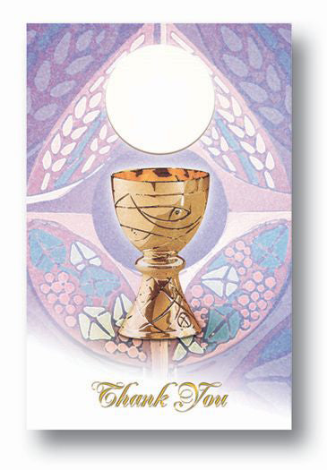 First Communion Thank You Notes - 8 Per Pack