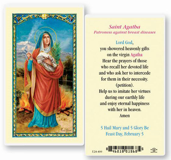 St. Agatha - Breast Cancer Prayer