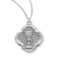 Sterling Silver Chalice Pendant on an 18" Rhodium Plated Chain